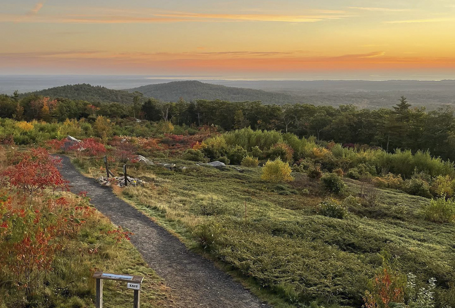 Image of Mount Agamenticus - Best fall day trips from Boston.