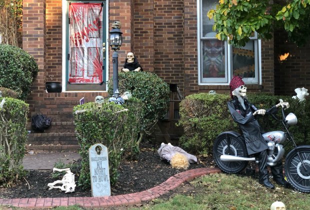 Briers North is a wonderful (and scary) place to trick-or-treat near Atlanta! Photo by Ilana Schlam